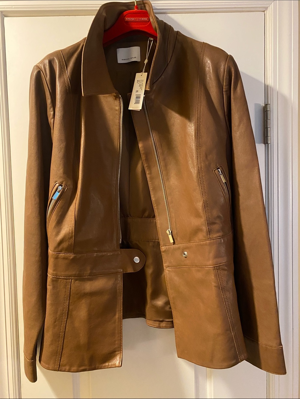 Rebecca Taylor 💯 Leather Lined Moto Jacket NWT